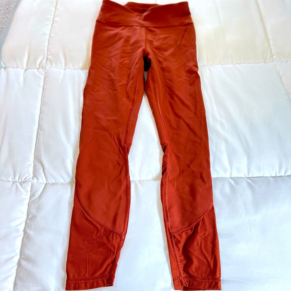 Lululemon leggings,size4,burnt orange